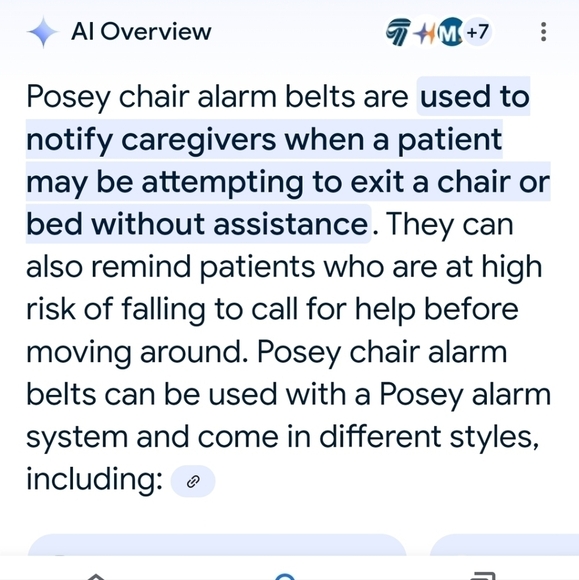 Posey 3 separate pieces, 2 Separate Chair Alarms and NWT Safety Belt - Picture 12 of 12